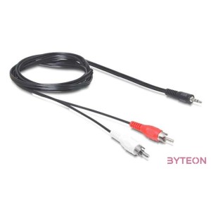 DeLock Cable Audio 3.5 mm stereo jack male  2x RCA male 5m