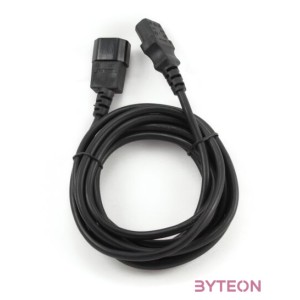 Gembird PC-189-VDE Power cord (C13 to C14) VDE approved 1,8m Black