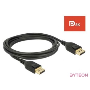 DeLock DisplayPort cable 8K 60 Hz 2m DP 8K certified