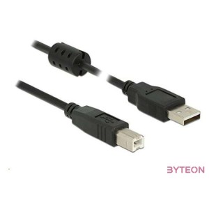 DeLock USB 2.0 Type-A male  USB 2.0 Type-B male cable 2m Black