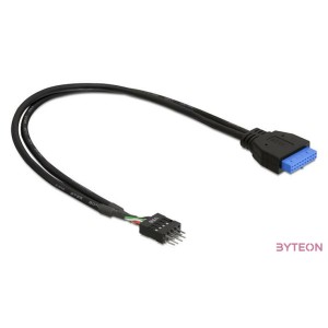 DeLock USB3.0 pin header female  USB2.0 pin header male 45cm kábel