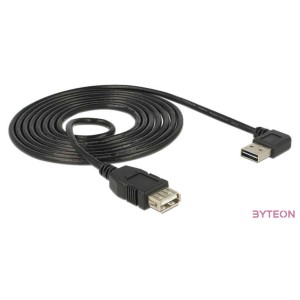 DeLock Extension cable EASY-USB 2.0 Type-A male angled left,right  USB 2.0 Type-A female 1m