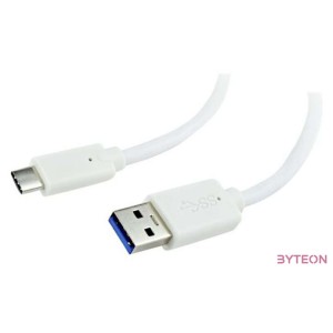 Gembird USB 3.0 AM to Type-C cable 1m White