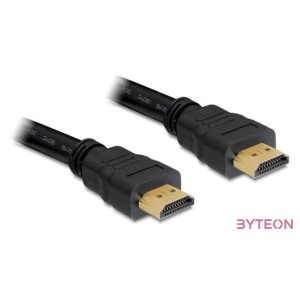 DeLock High Speed HDMI-kábel típusú Ethernet – HDMI A dugós  HDMI A dugós 10m Black