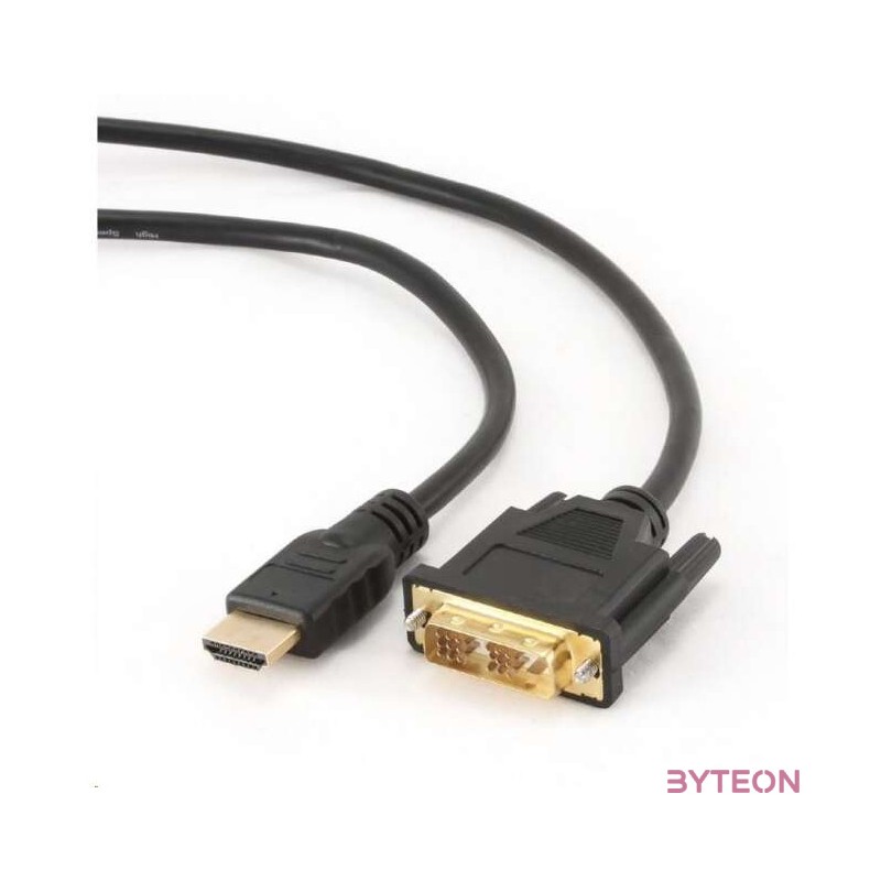 Gembird Monitor Jelkábel DVI-D HDMI 1,8m Black