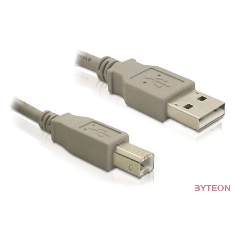 DeLock Cable USB 2.0 Type-A male  USB 2.0 Type-B male 3m