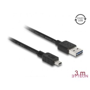 DeLock Easy-USB2.0-A male  USB 2.0 mini male 3m