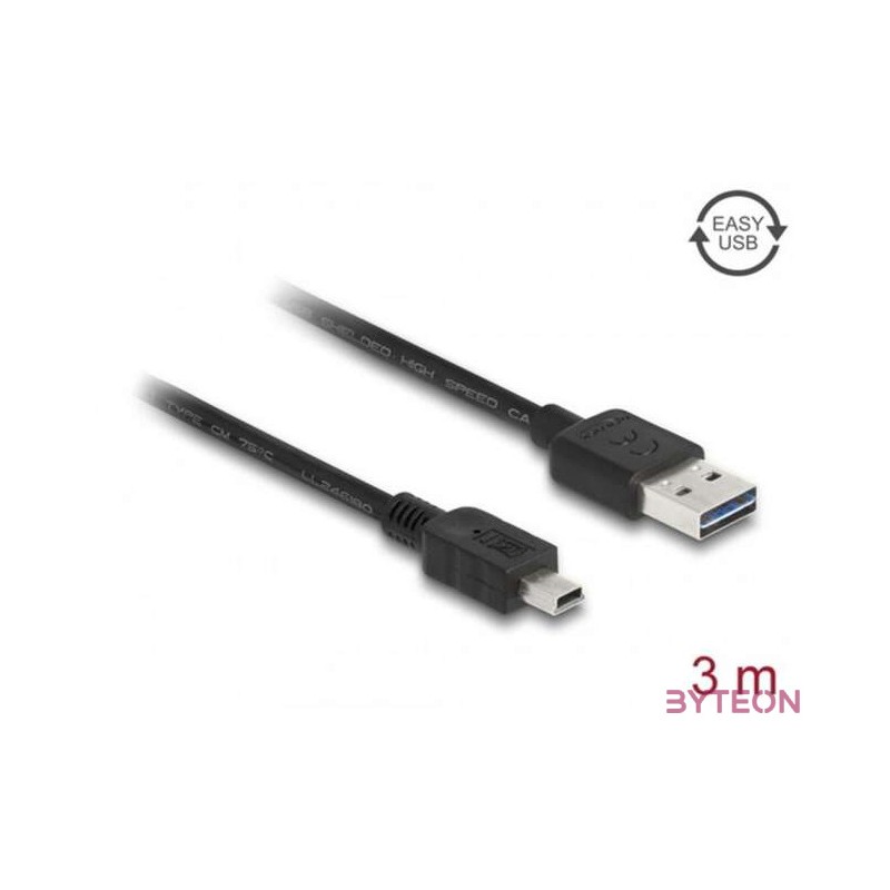 DeLock Easy-USB2.0-A male  USB 2.0 mini male 3m