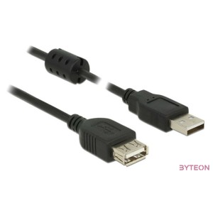 DeLock Extension cable USB 2.0 Type-A male  USB 2.0 Type-A female 1m Black