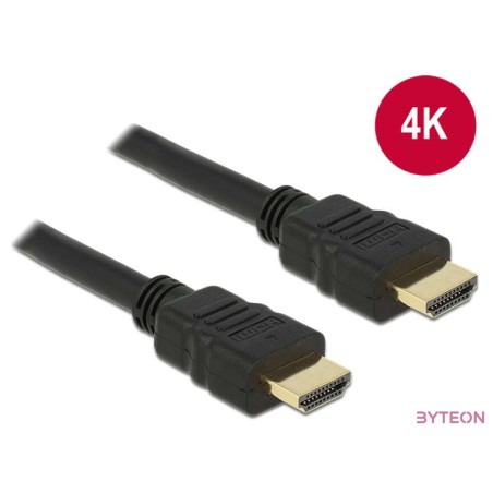 DeLock Cable High Speed HDMI with Ethernet – HDMI A male  HDMI A male 4K 0,5 m