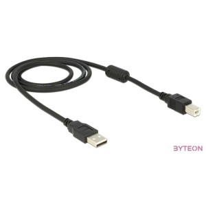 DeLock Cable USB 2.0 type A male  USB 2.0 type B male 1m Black
