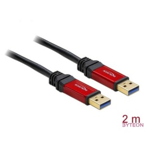 DeLock USB 3.0 Type-A male  USB 3.0 Type-A male 2m Premium