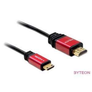 DeLock HDMI-A male to HDMI Mini-C male 4K, kábel 3m Black