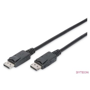Assmann DisplayPort connection cable with interlock M,M 2m Black