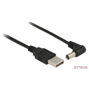DeLock Cable USB Power  DC 5.5 x 2.1 mm Male 90° 1,5m