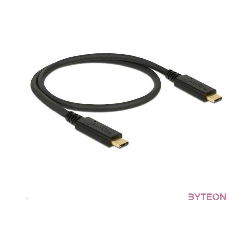 DeLock USB 3.1 Gen 2 (10 Gbps) Type-C to Type-C 1m 3 A E-Marker cable