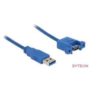 DeLock Cable USB 3.0 Type-A male  USB 3.0 Type-A female panel-mount 1m