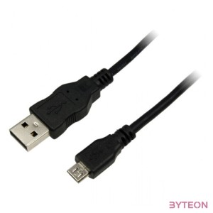 Logilink USB2.0 A - MicroUSB-B kábel 3m