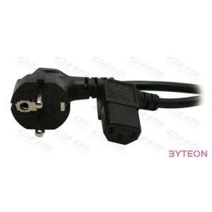 Kolink Hálózati tápkábel 1,8m 90°