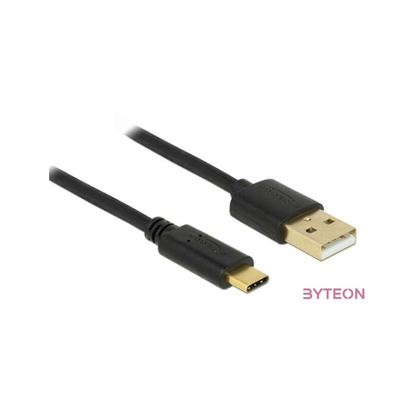 DeLock Cable USB 2.0 Type-A male  USB Type-C 2.0 male 2m Black