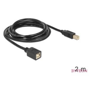 DeLock Extension Cable USB 2.0 B male  B female 2m