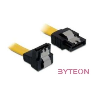 DeLock SATA down,straight metal yellow 30cm