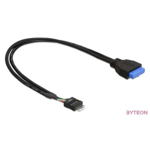 DeLock Cable USB 3.0 pin header female  USB 2.0 pin header male 30cm