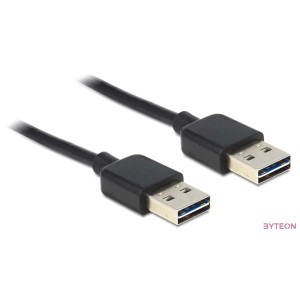 DeLock Cable EASY-USB 2.0 Type-A male  EASY-USB 2.0 Type-A male 3m Black