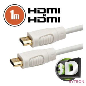 Delight Jelkábel HDMI-HDMI 1.4 3D  1m aranyozott  Am,Am