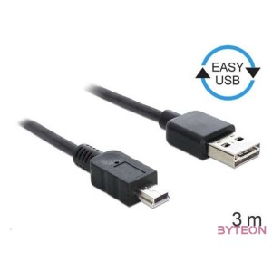 DeLock Easy-USB2.0-A male  USB 2.0 mini male 3m