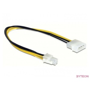 DeLock Cable P4 male  Molex 4pin male 30cm