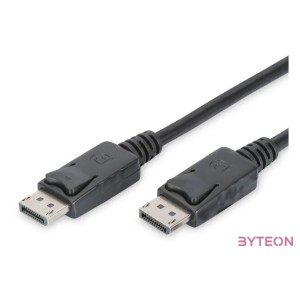Assmann DisplayPort connection cable with interlock M,M 2m Black