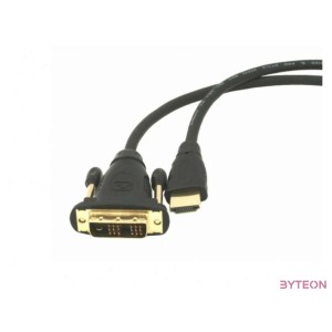 Gembird Monitor Jelkábel DVI-D HDMI 1,8m Black