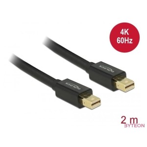 DeLock Cable Mini Displayport 1.2 male  Mini Displayport male 4K 2m