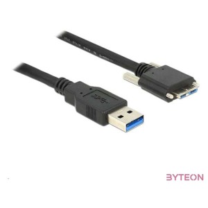 DeLock Cable USB 3.0 type A male  USB 3.0 type Micro-B male with screws 2m