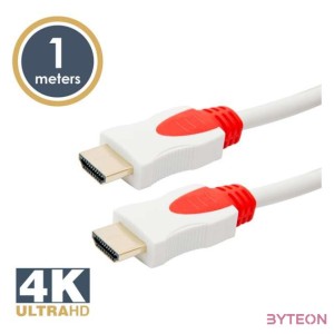 Delight Jelkábel HDMI-HDMI 1.4 3D  1m aranyozott  Am,Am