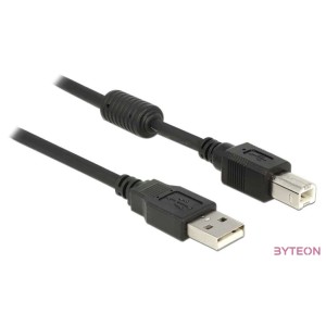 DeLock Cable USB 2.0 type A male  USB 2.0 type B male 1m Black