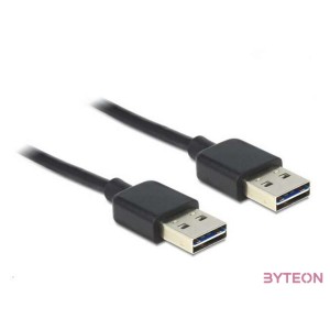 DeLock Cable EASY-USB 2.0 Type-A male  EASY-USB 2.0 Type-A male 3m Black