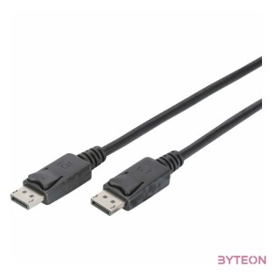 Assmann DisplayPort connection cable with interlock M,M 2m Black