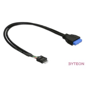 DeLock Cable USB 3.0 pin header female  USB 2.0 pin header male 30cm
