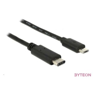 DeLock Cable USB Type-C 2.0 male  USB 2.0 Type Micro-B male 0,5m Black