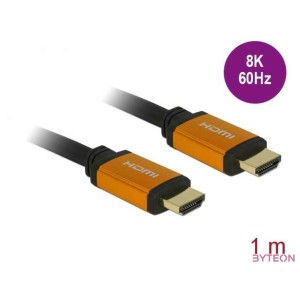 DeLock Ultra High Speed HDMI Cable 48 Gbps 8K 60 Hz 1m