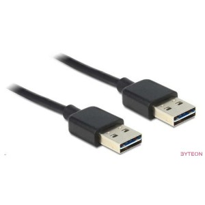 DeLock USB2.0-A apa  apa 1m kábel Black
