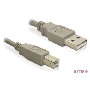 DeLock Cable USB 2.0 Type-A male  USB 2.0 Type-B male 3m