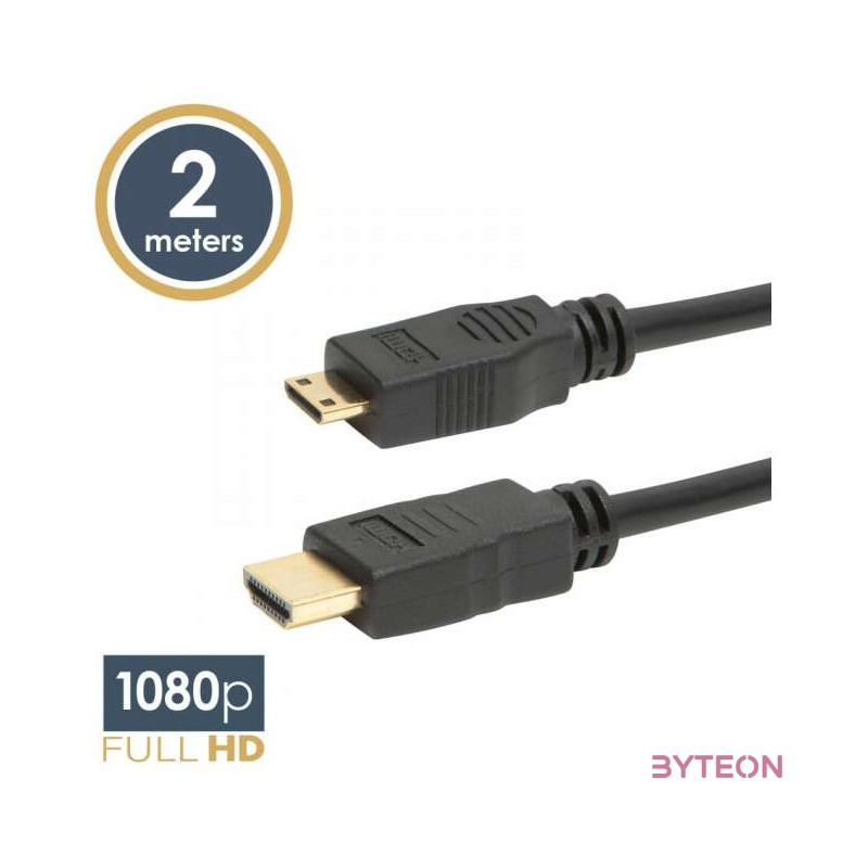 Delight HDMI kábel HDMI M - mini HDMI M 2m