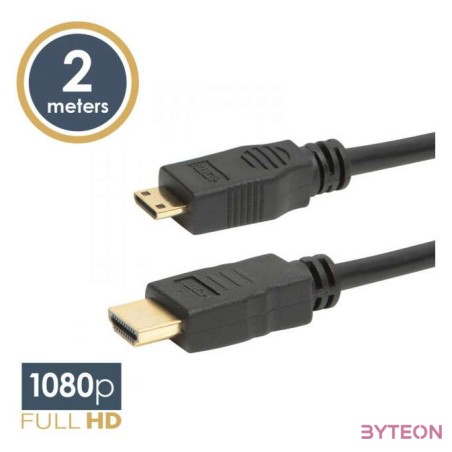 Delight HDMI kábel HDMI M - mini HDMI M 2m