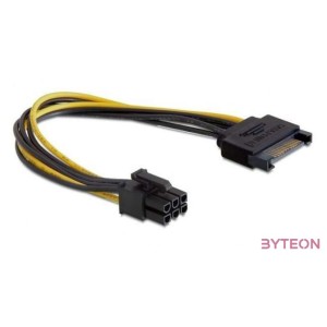 DeLock Cable Power SATA 15 pin  6 pin PCI Express