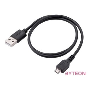 Akyga AK-USB-05 USB A , USB Micro B cable 0,6m Black