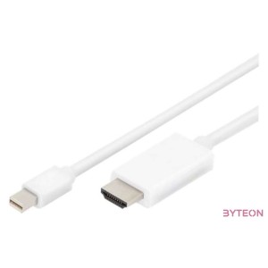 Assmann miniDisplayPort 1.2 - HDMI 2.0 cable 2m White