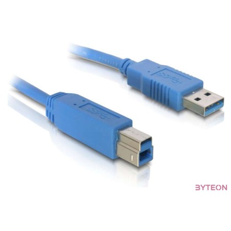 DeLock Cable USB 3.0 type-A male  USB 3.0 type-B male 3m Blue